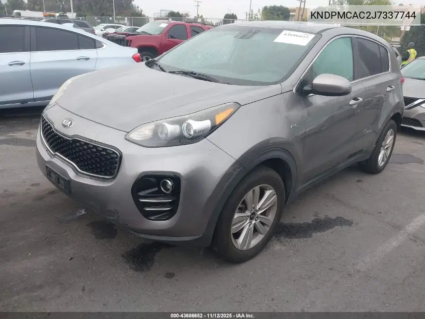 KNDPMCAC2J7337744 2018 Kia Sportage Lx