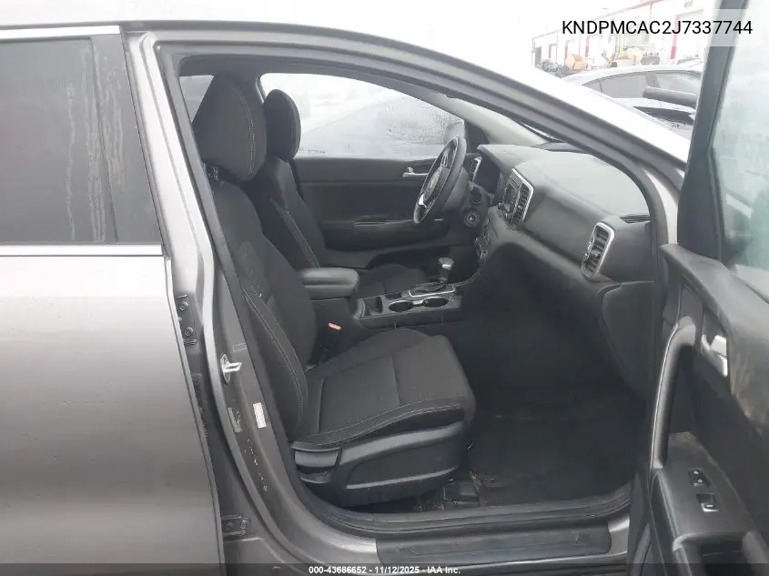 KNDPMCAC2J7337744 2018 Kia Sportage Lx