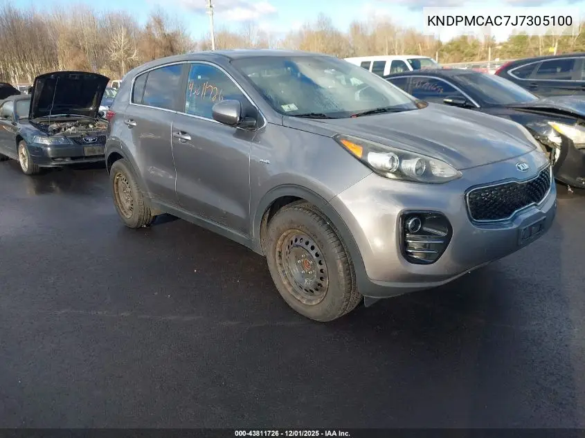 KNDPMCAC7J7305100 2018 Kia Sportage Lx