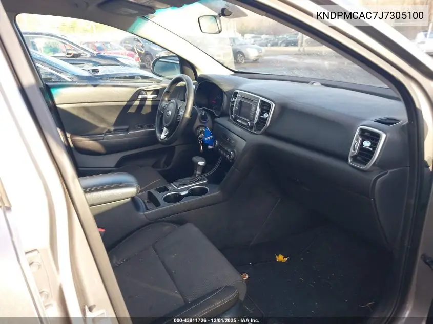 KNDPMCAC7J7305100 2018 Kia Sportage Lx