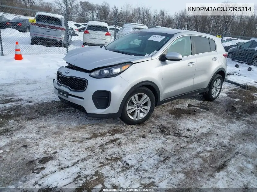 KNDPM3AC3J7395314 2018 Kia Sportage Lx