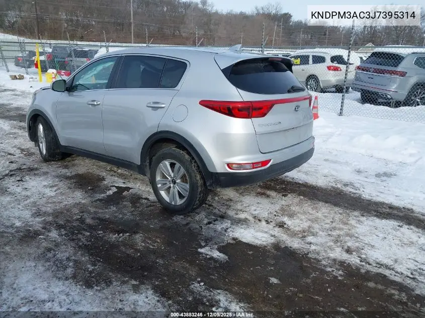KNDPM3AC3J7395314 2018 Kia Sportage Lx