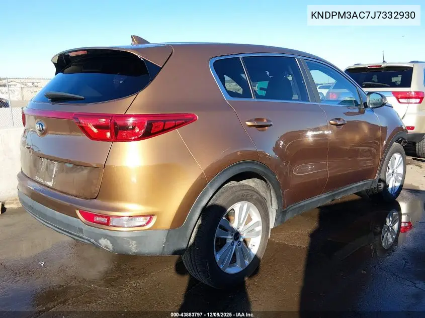 KNDPM3AC7J7332930 2018 Kia Sportage Lx