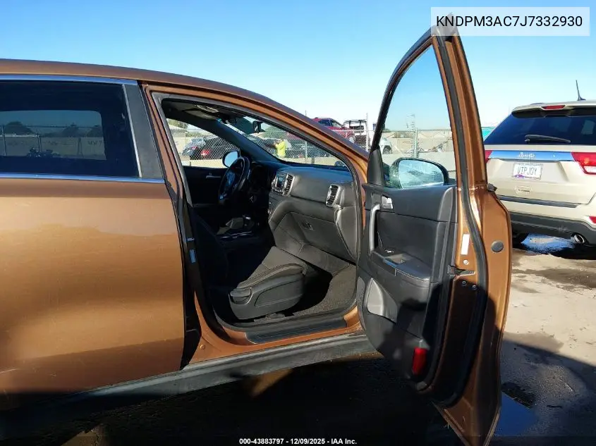 KNDPM3AC7J7332930 2018 Kia Sportage Lx
