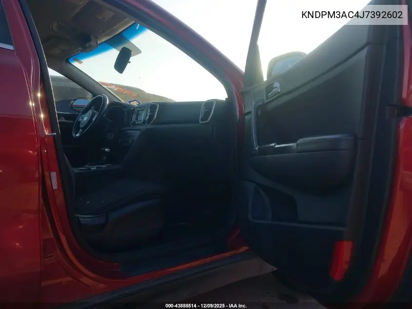 KNDPM3AC4J7392602 2018 Kia Sportage Lx