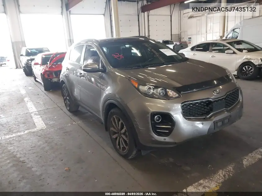 KNDPNCAC5J7435132 2018 Kia Sportage Ex