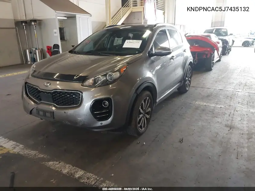 KNDPNCAC5J7435132 2018 Kia Sportage Ex