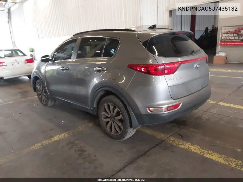 KNDPNCAC5J7435132 2018 Kia Sportage Ex