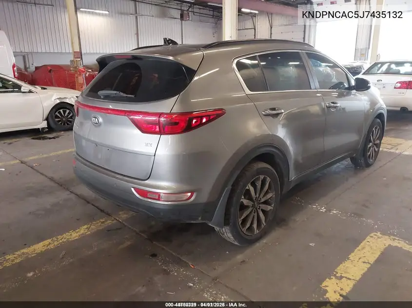 KNDPNCAC5J7435132 2018 Kia Sportage Ex