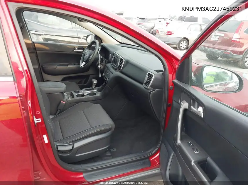 2018 Kia Sportage Lx VIN: KNDPM3AC2J7459231 Lot: 45134427