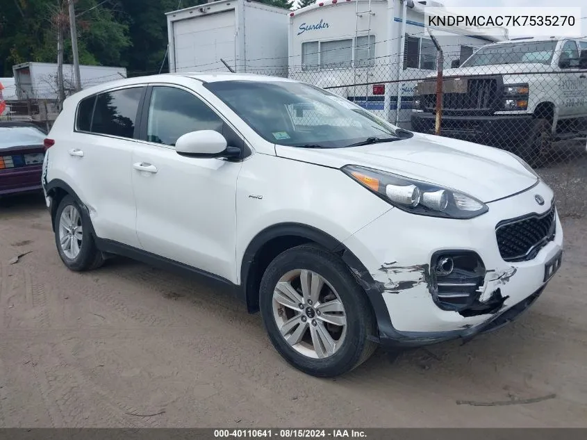 KNDPMCAC7K7535270 2019 Kia Sportage Lx