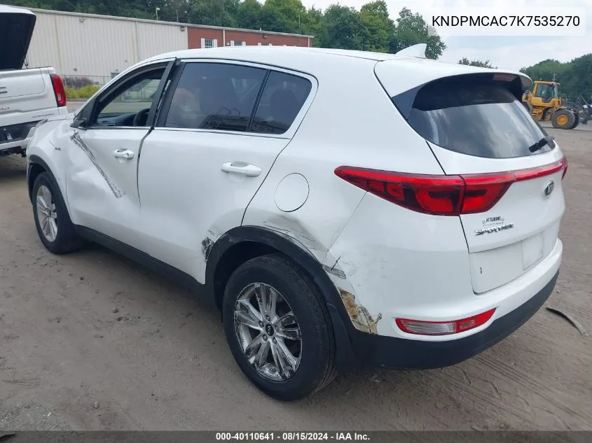 KNDPMCAC7K7535270 2019 Kia Sportage Lx