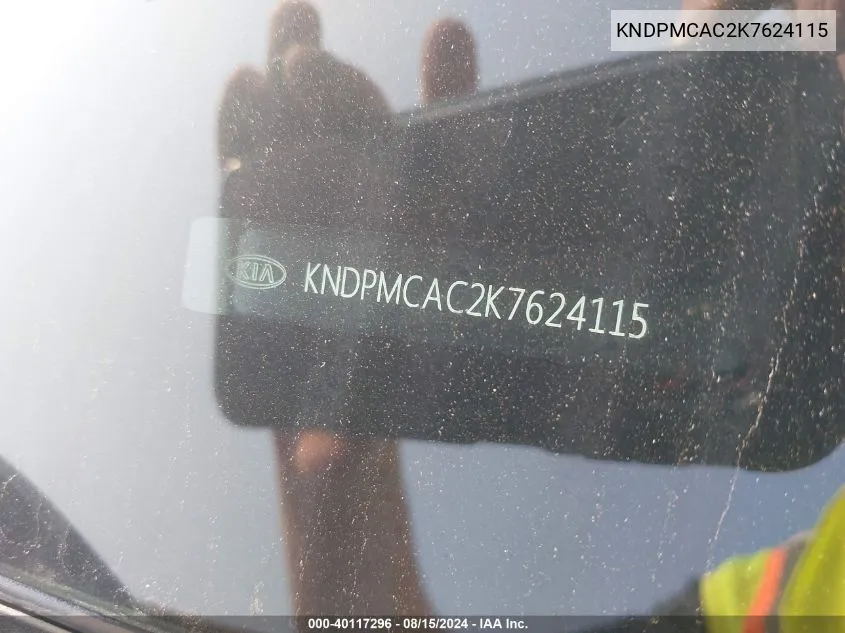 KNDPMCAC2K7624115 2019 Kia Sportage Lx