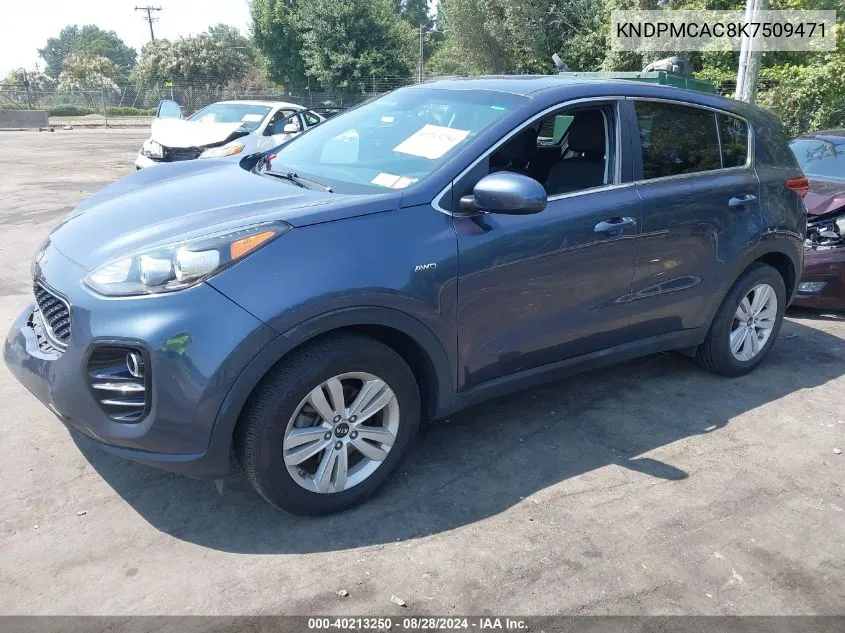 KNDPMCAC8K7509471 2019 Kia Sportage Lx