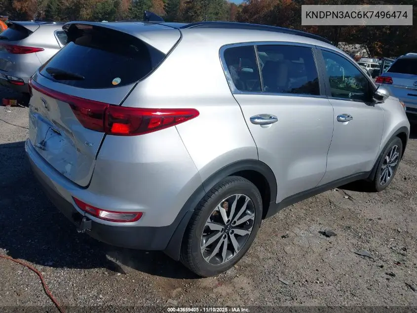 KNDPN3AC6K7496474 2019 Kia Sportage Ex