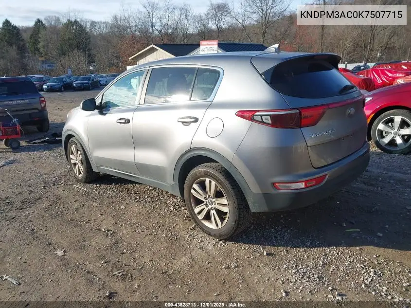 KNDPM3AC0K7507715 2019 Kia Sportage Lx