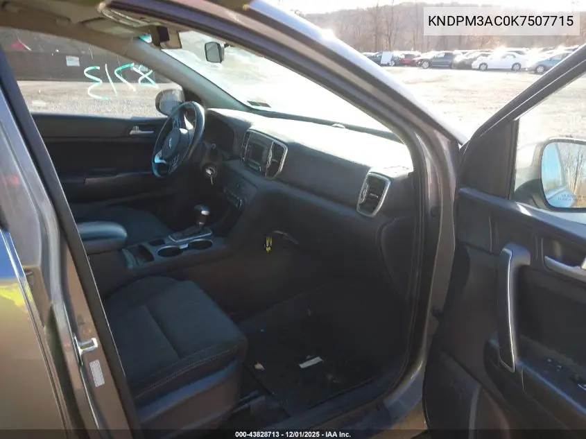 KNDPM3AC0K7507715 2019 Kia Sportage Lx