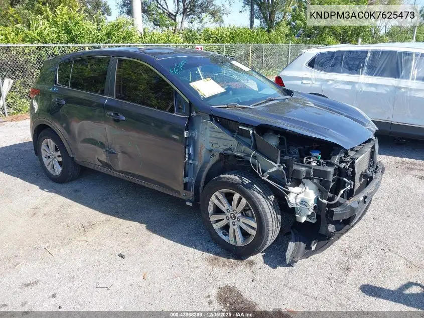 KNDPM3AC0K7625473 2019 Kia Sportage Lx