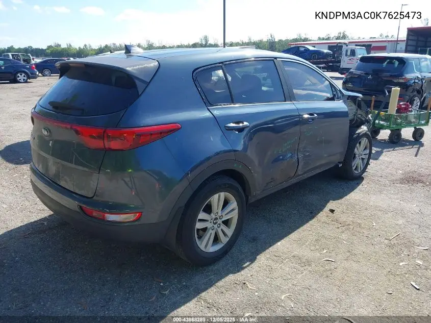 KNDPM3AC0K7625473 2019 Kia Sportage Lx