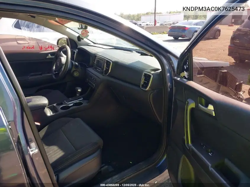 KNDPM3AC0K7625473 2019 Kia Sportage Lx