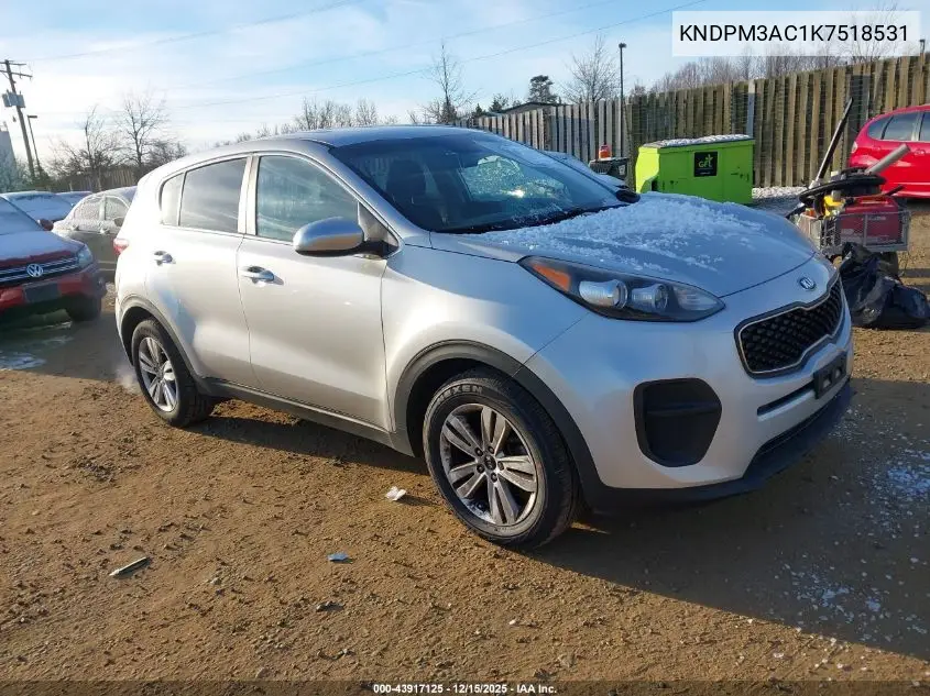 KNDPM3AC1K7518531 2019 Kia Sportage Lx
