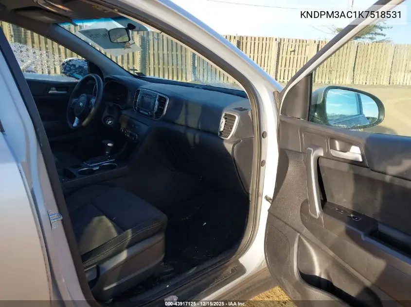 KNDPM3AC1K7518531 2019 Kia Sportage Lx