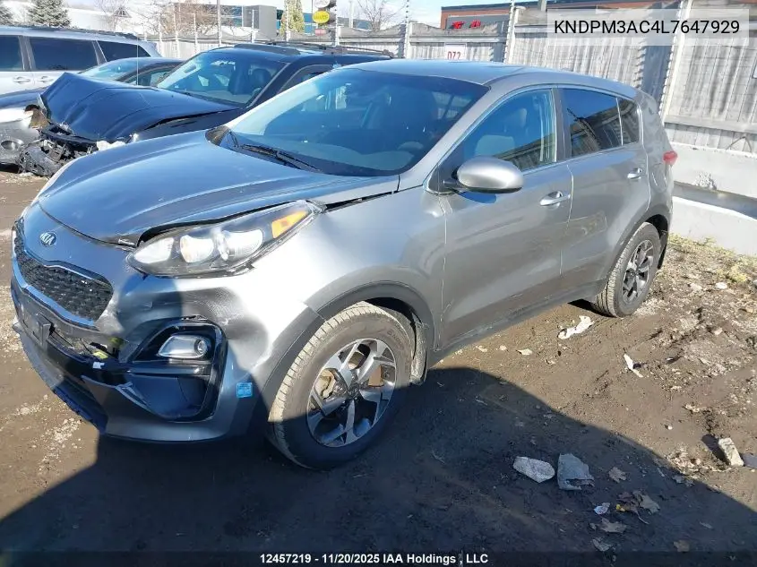 KNDPM3AC4L7647929 2020 Kia Sportage