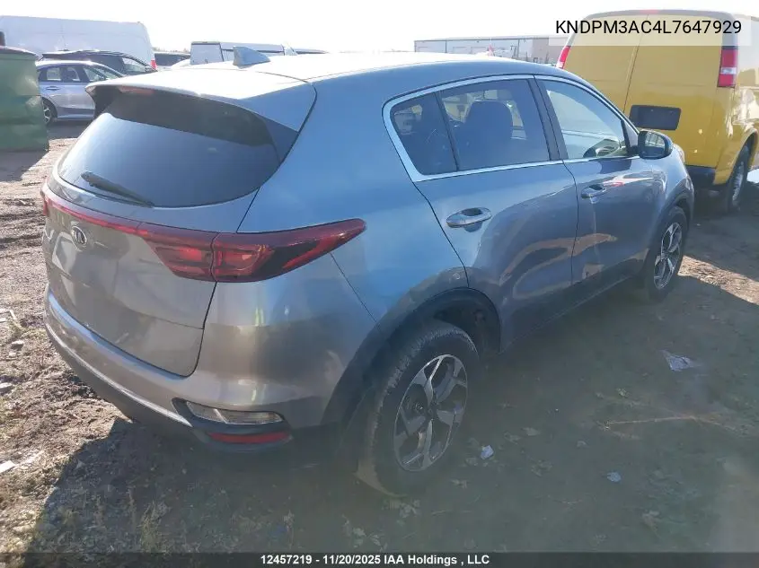 KNDPM3AC4L7647929 2020 Kia Sportage