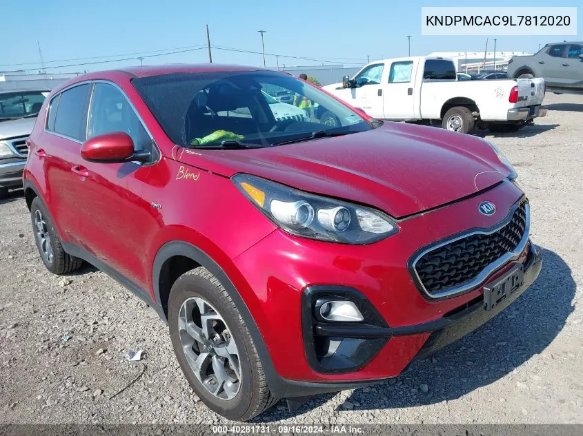 2020 Kia Sportage Lx VIN: KNDPMCAC9L7812020 Lot: 40281731