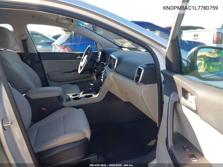 KNDPM3AC1L7780759 2020 Kia Sportage Lx