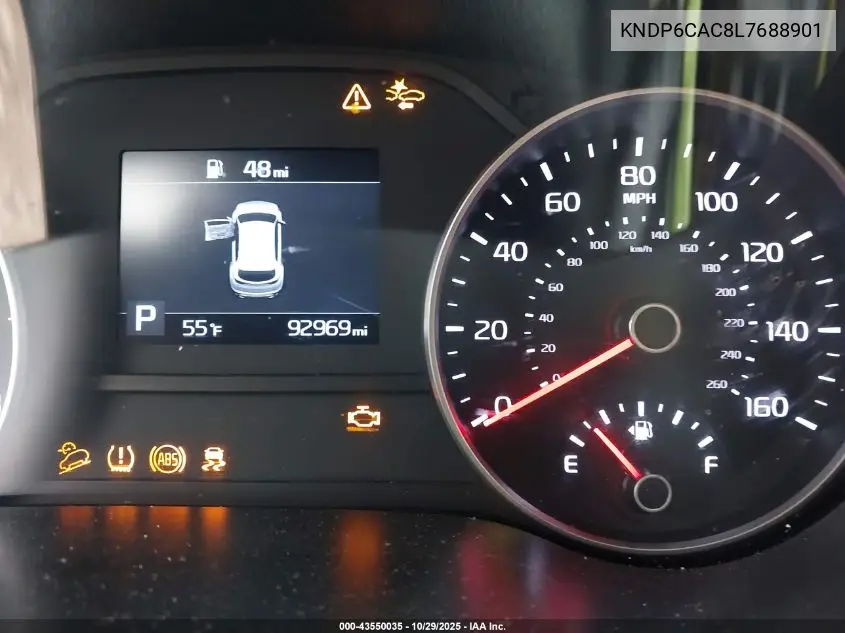 KNDP6CAC8L7688901 2020 Kia Sportage S