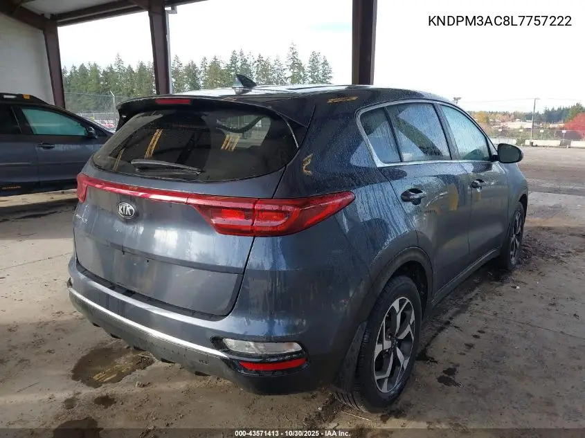 KNDPM3AC8L7757222 2020 Kia Sportage Lx