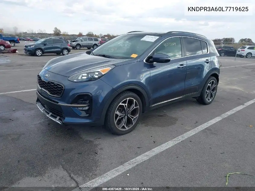 KNDPR3A60L7719625 2020 Kia Sportage Sx Turbo