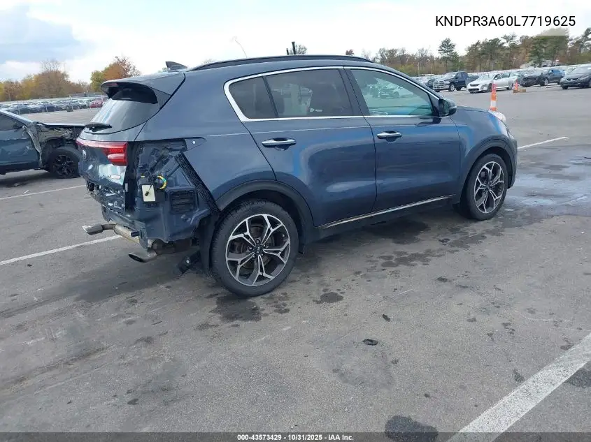 KNDPR3A60L7719625 2020 Kia Sportage Sx Turbo