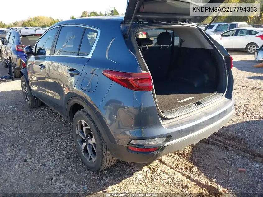 KNDPM3AC2L7794363 2020 Kia Sportage Lx