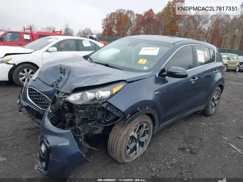 KNDPMCAC2L7817351 2020 Kia Sportage Lx