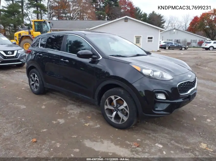 KNDPMCAC3L7699231 2020 Kia Sportage Lx