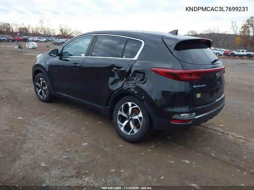 KNDPMCAC3L7699231 2020 Kia Sportage Lx