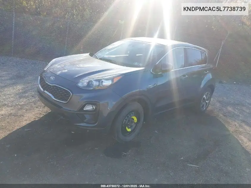 KNDPMCAC5L7738739 2020 Kia Sportage Lx
