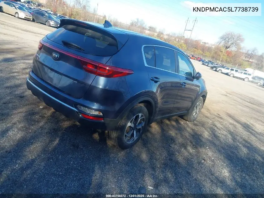 KNDPMCAC5L7738739 2020 Kia Sportage Lx