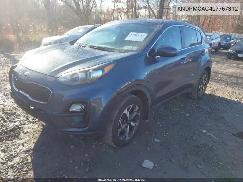 KNDPMCAC4L7767312 2020 Kia Sportage Lx