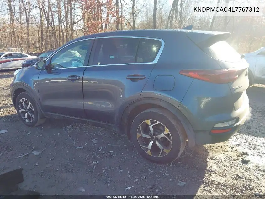 KNDPMCAC4L7767312 2020 Kia Sportage Lx