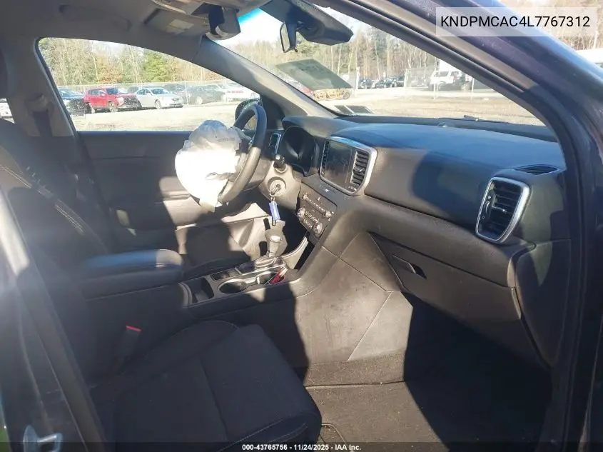 KNDPMCAC4L7767312 2020 Kia Sportage Lx