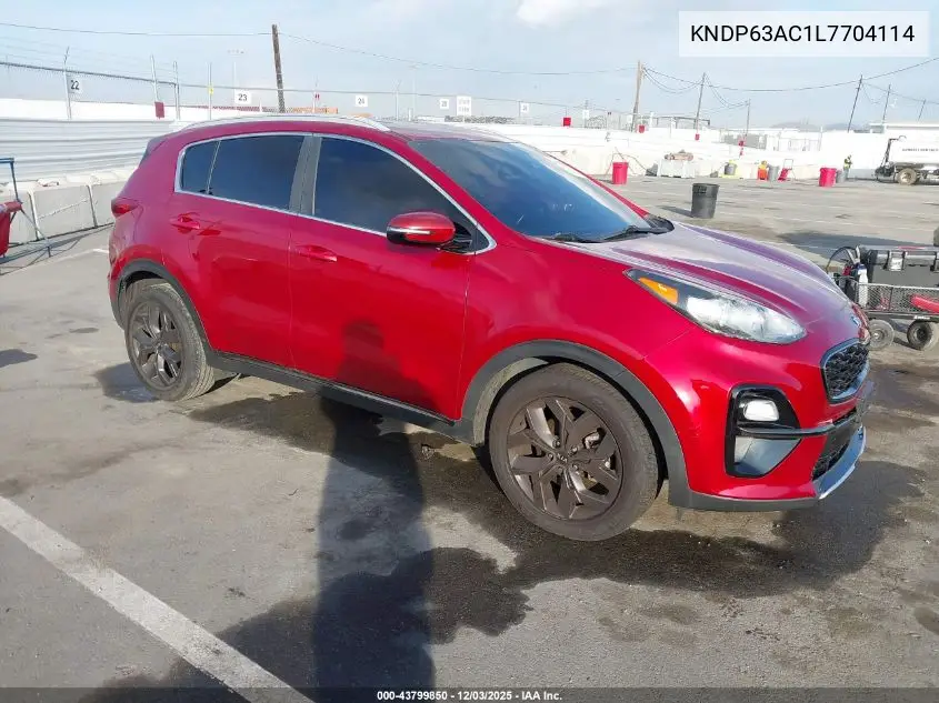 KNDP63AC1L7704114 2020 Kia Sportage S