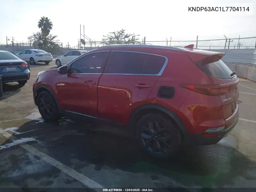KNDP63AC1L7704114 2020 Kia Sportage S