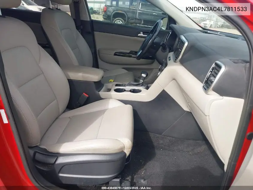 KNDPN3AC4L7811533 2020 Kia Sportage Ex