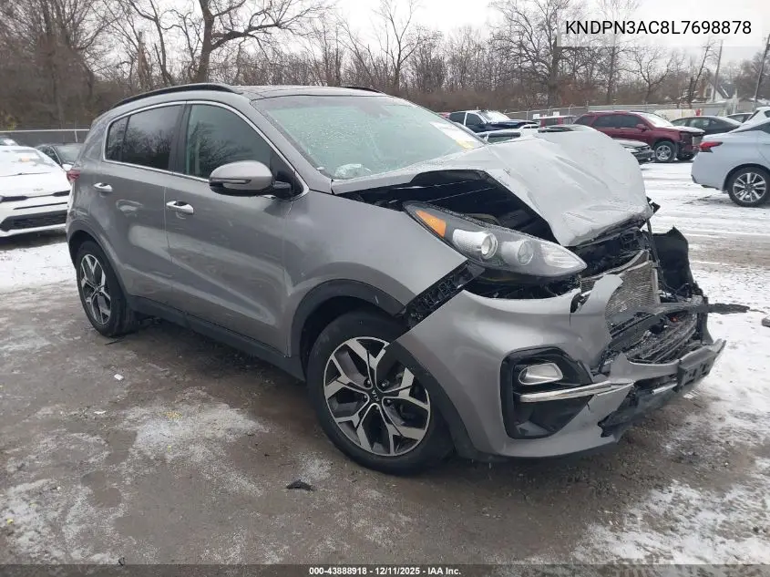 KNDPN3AC8L7698878 2020 Kia Sportage Ex