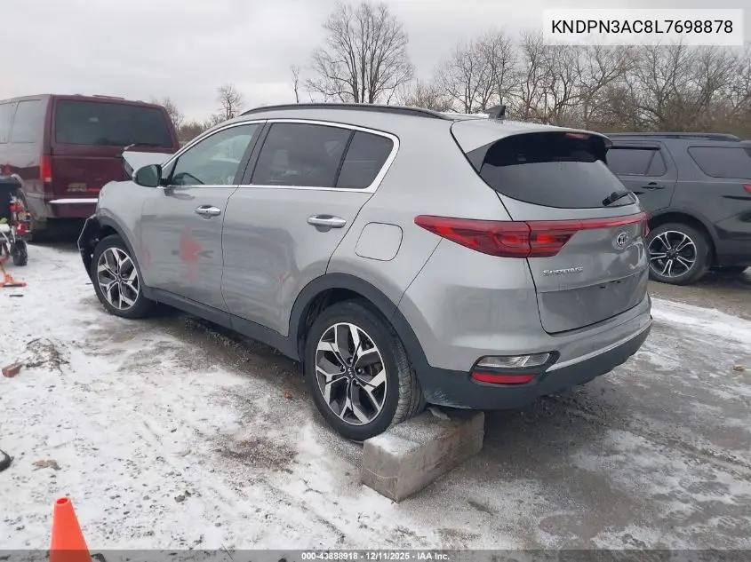 KNDPN3AC8L7698878 2020 Kia Sportage Ex