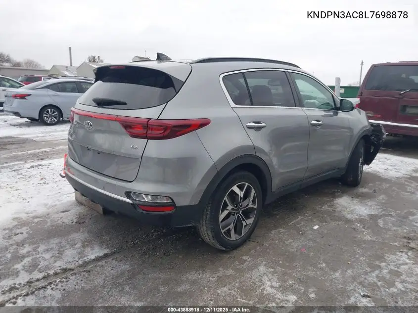 KNDPN3AC8L7698878 2020 Kia Sportage Ex