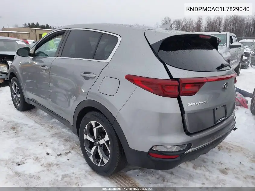 KNDPMCAC1L7829040 2020 Kia Sportage Lx